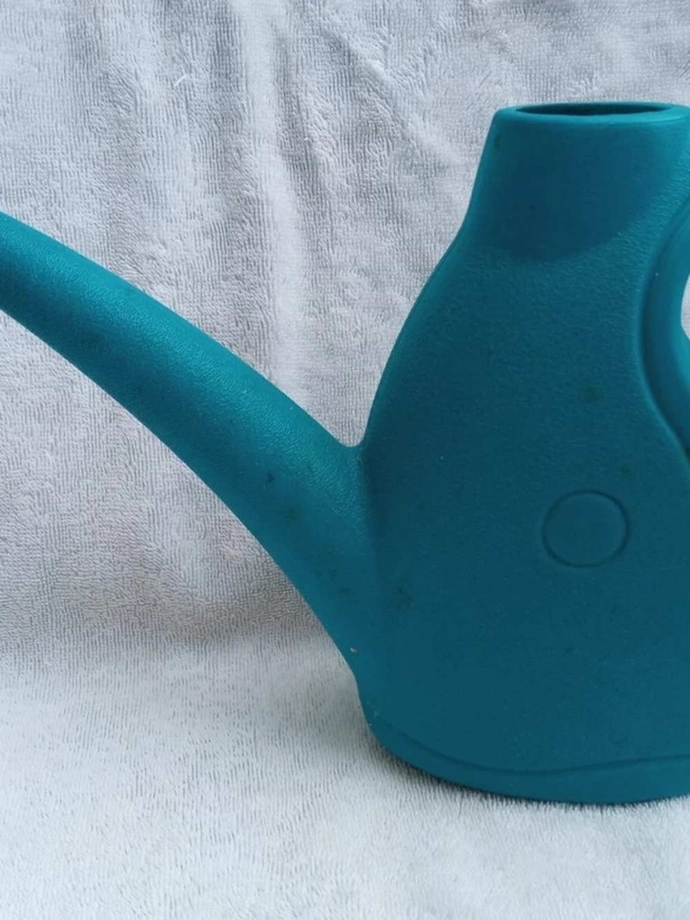Vintage SANREMO #502 Watering Can Elephant Plastic Blue Brazil